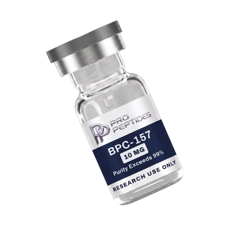 BPC-157 vial angled - Pro Peptides